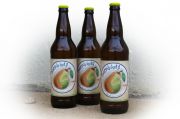 We designed the label that graces this bottle of Perry. A pear-tastic treat from Colorado Cider Company.